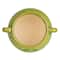 Hello Honey® 10.75" Green Hand-Painted Terra Cotta Urn with Reactive Glaze
